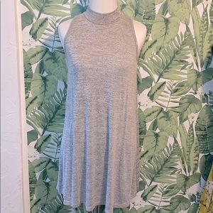 Gray sleeveless knit dress So cute